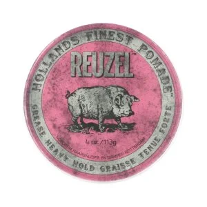 REUZEL Styling Pink Pomade Grease Kraftigt hold 113 g
