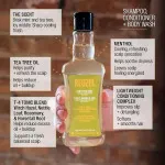 3-i-1 Tea Tree shampoo-balsam-kropsvask shampoo til mænd 3-i-1 til mænd 350 ml