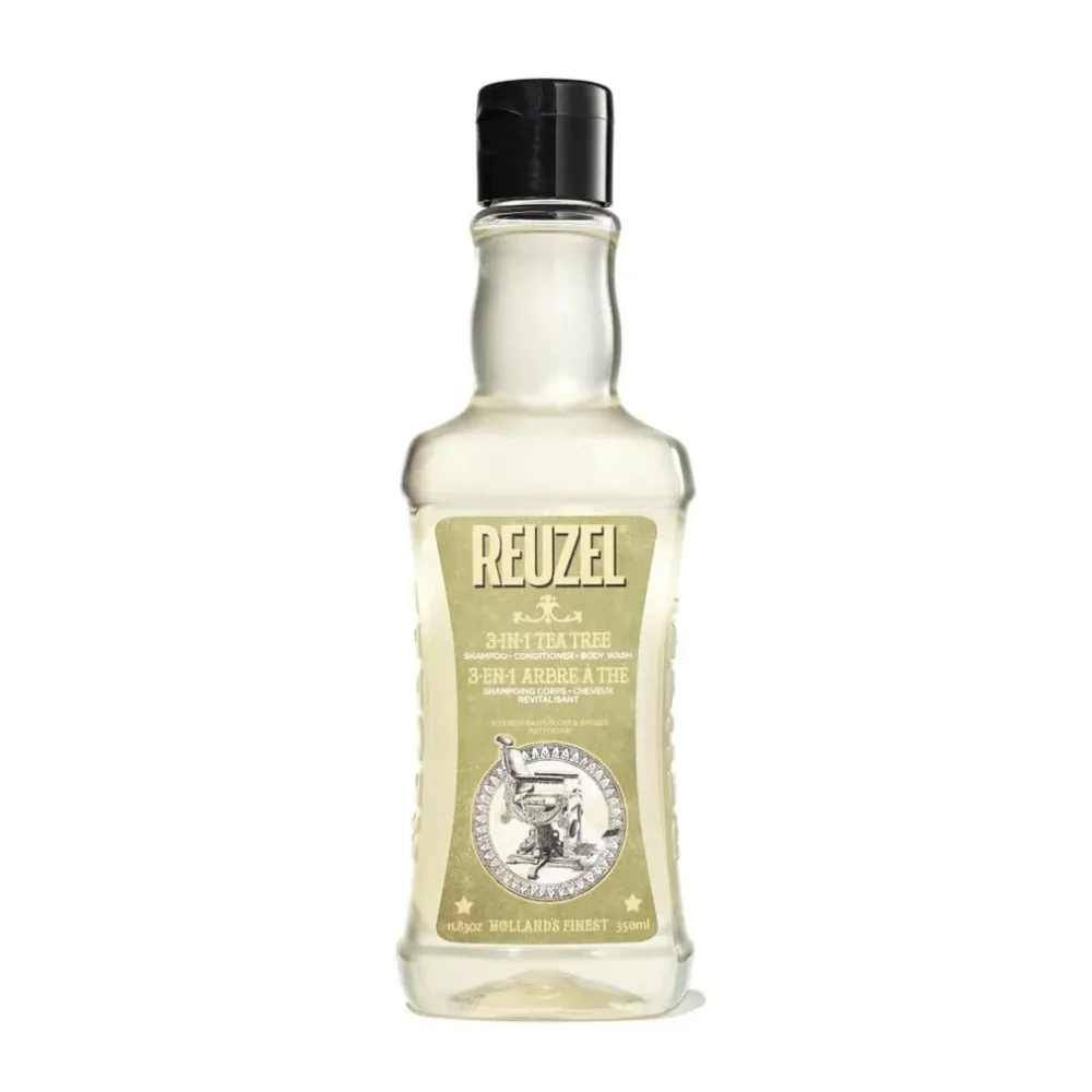 3-i-1 Tea Tree shampoo-balsam-kropsvask shampoo til mænd 3-i-1 til mænd 350 ml