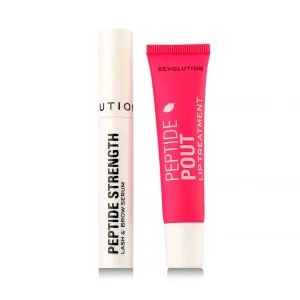 Revolution Peptide Pout Læbebehandling Peptide Power Vippe- og læbeduo