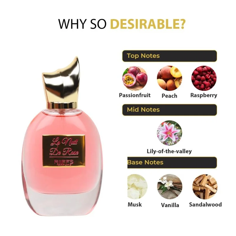 La Nuit De Rose Eau de Parfum til kvinder 100 ml