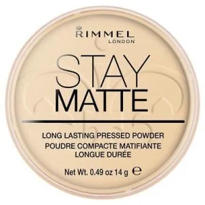 Rimmel Stay Matte Kompaktpudder 14 g - 001 Transparent