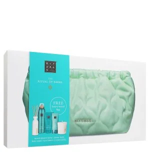 Rituals The Ritual of Karma gavesæt brusegel 200 ml + kropscreme 150 ml + duftlys 140 g + duftpinde 70 ml + håndcreme