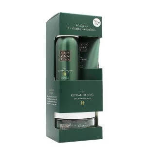 Rituals The Ritual of Jing gavesæt showergel 50 ml + body scrub 125 g + bodycreme