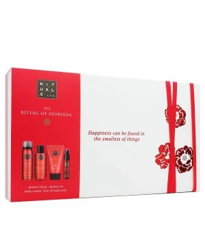 Rituals The Ritual of Ayurveda gavesæt brusegel 50 ml + bruseolie 75 ml + kropscreme 70 ml + kropsmist
