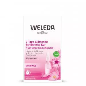 Weleda Rose ansigtsolie i ampuller - 7 dages udglattende behandling 7 stk 6ml