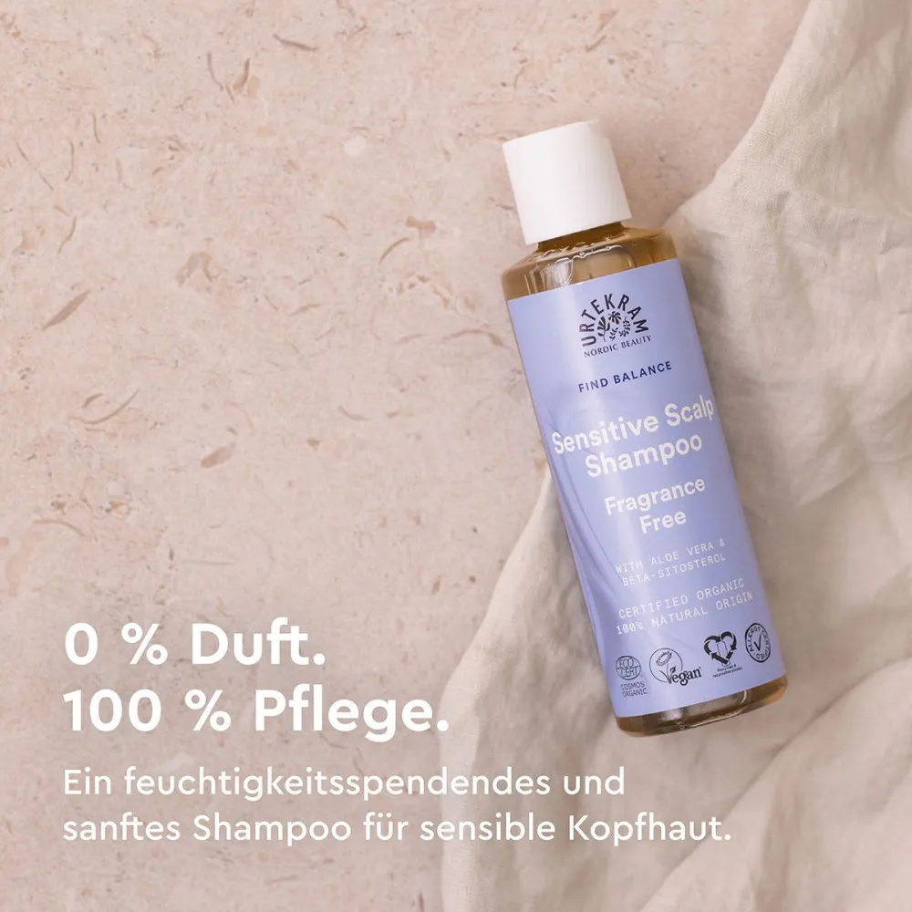 Urtekram Shampoo uden parfume 250ml BIO, VEG