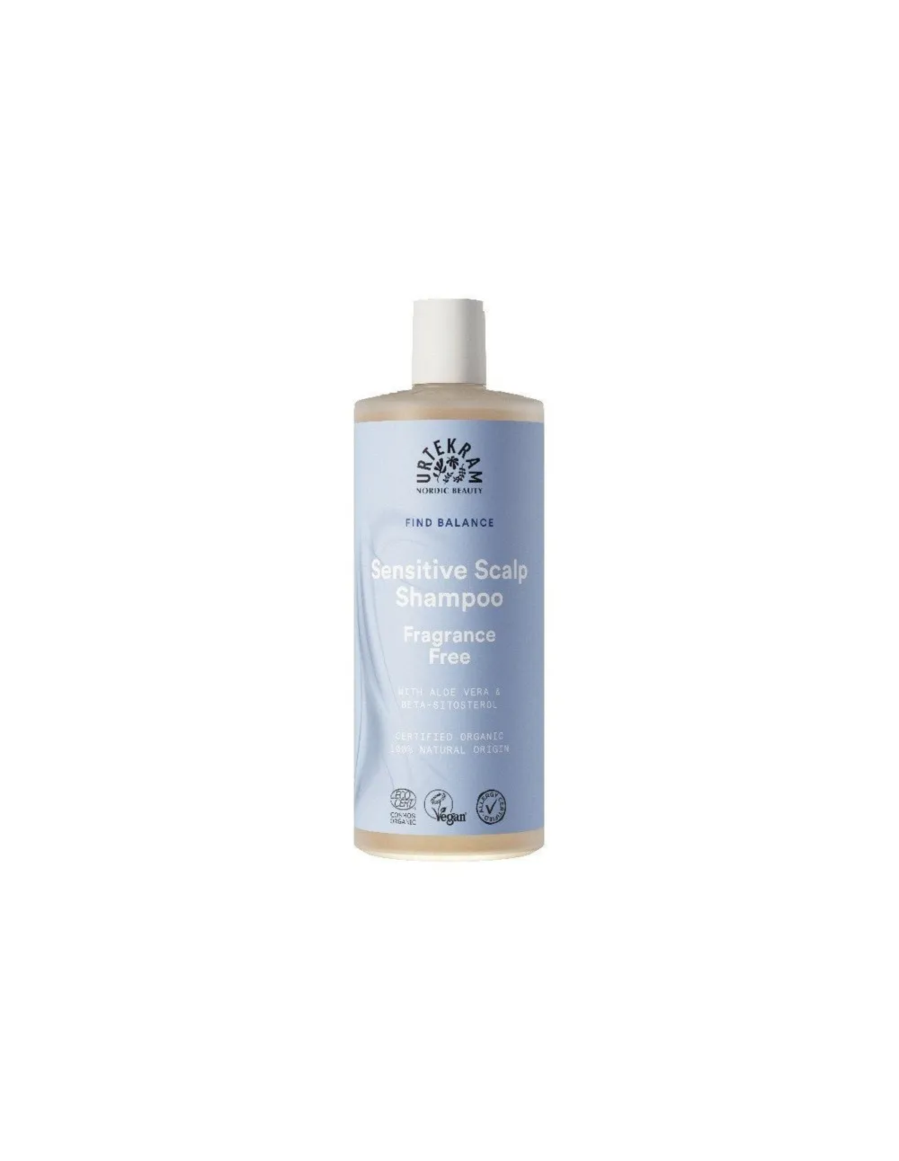 Urtekram Shampoo uden parfume 500ml BIO, VEG