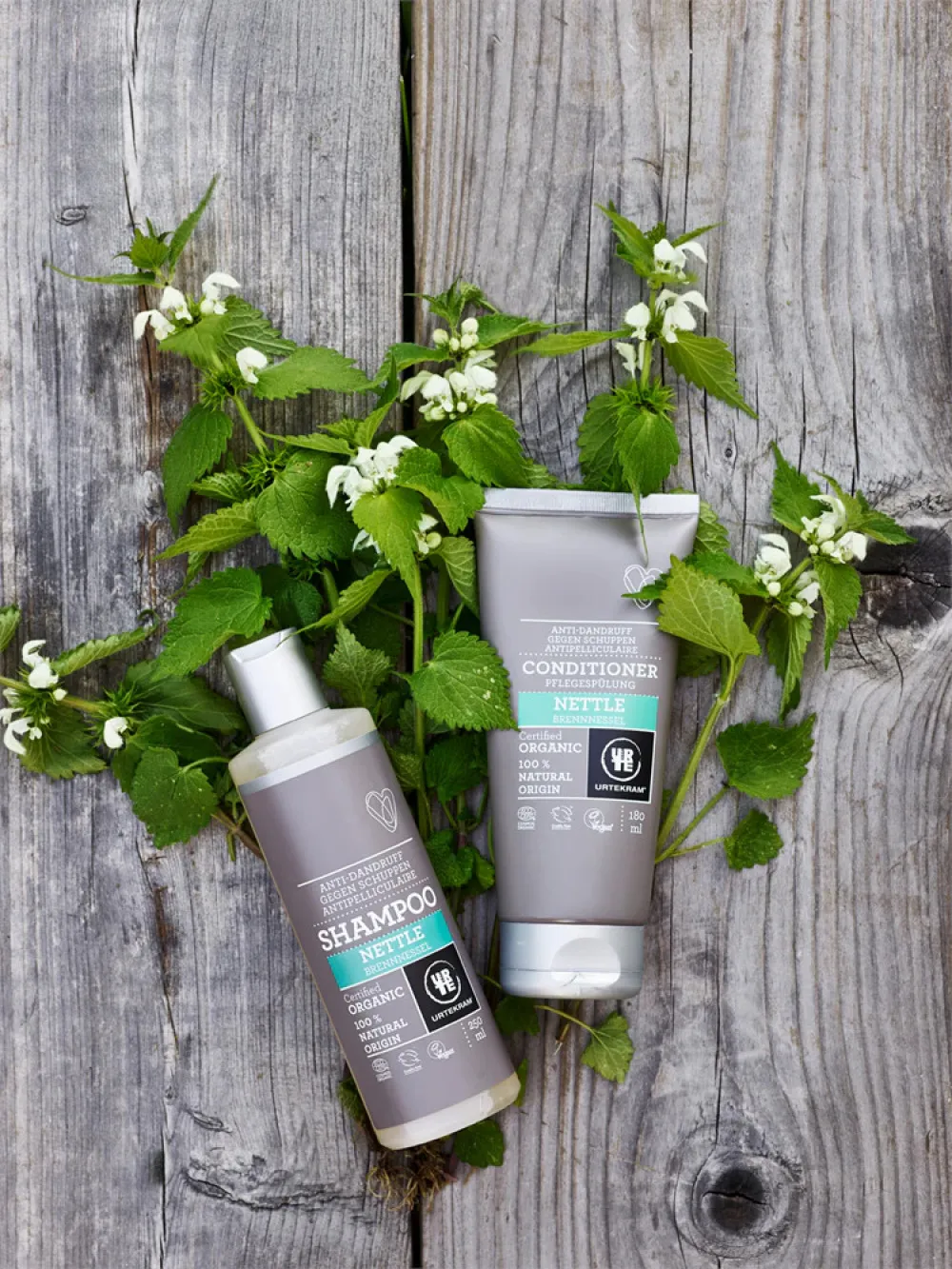 Urtekram Brændenælde shampoo - mod skæl 250ml BIO, VEG