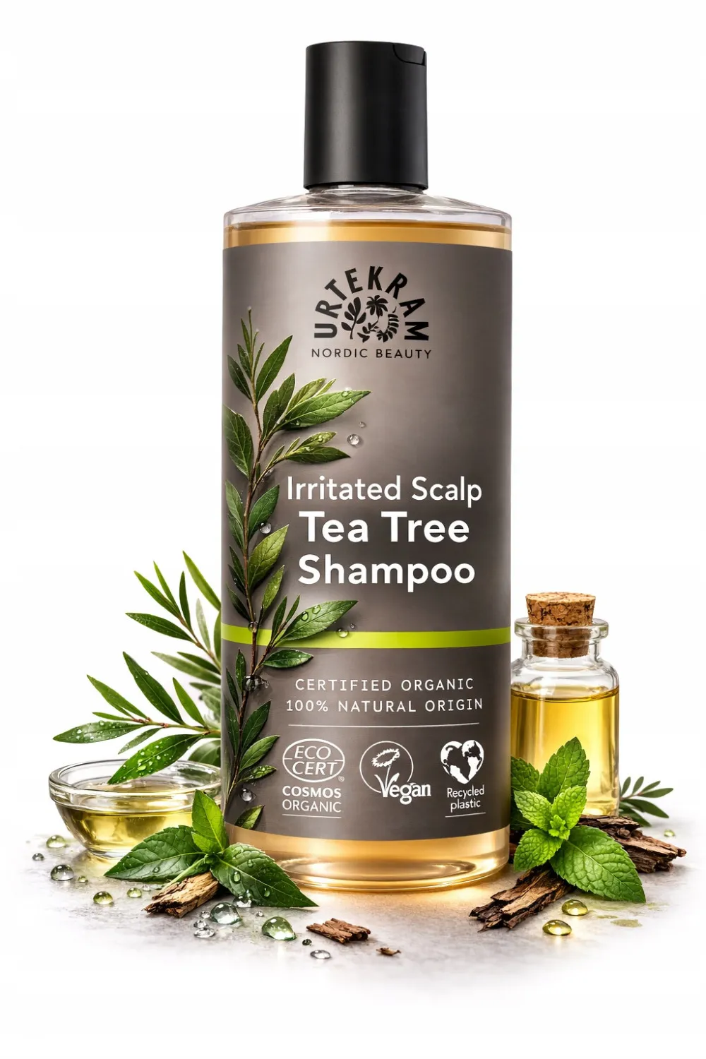 Urtekram Shampoo med tea tree 500 ml BIO