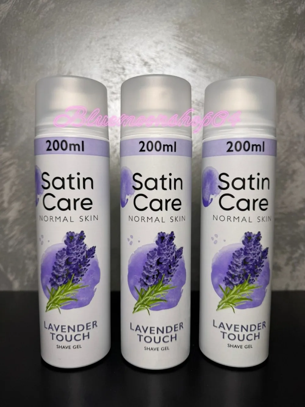 Satin Care Lavender Touch barbergel til normal hud 200 ml