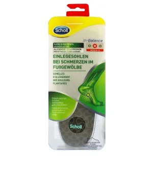 Scholl In-Balance Arch Pain Relief Insole Medium indlægssåler 1 stk.