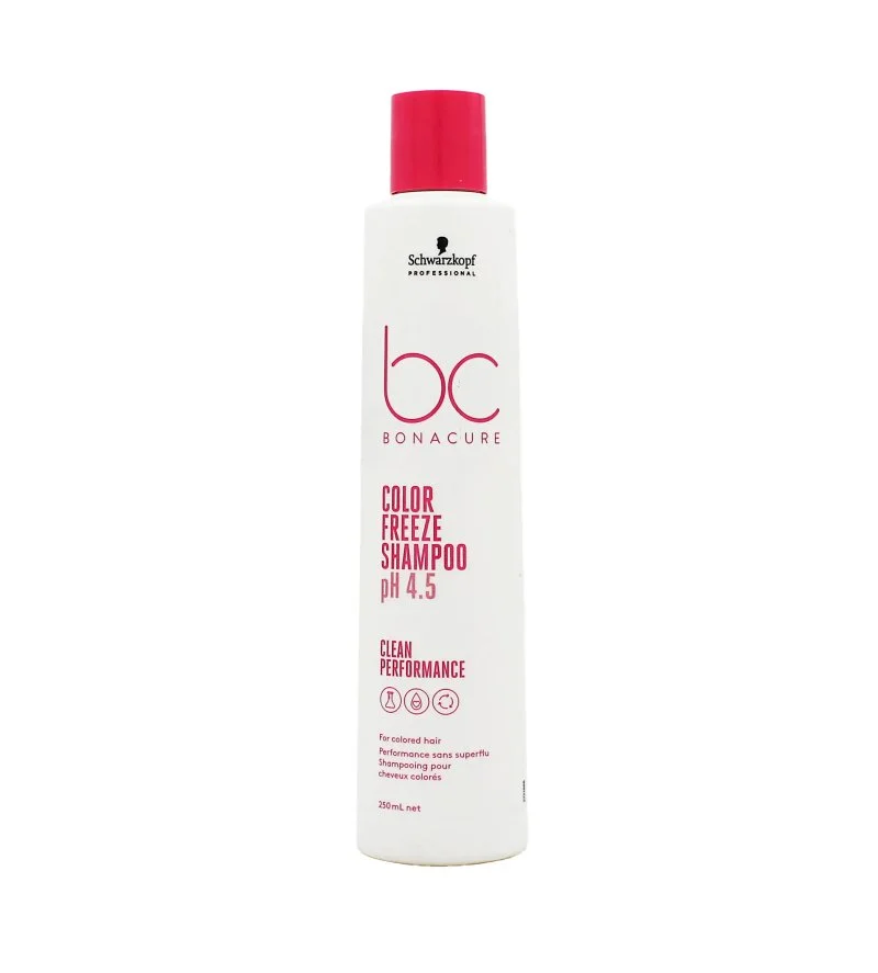 Professional BC Color Freeze Shampoo skånsom shampoo til farvet og stribet hår 250 ml