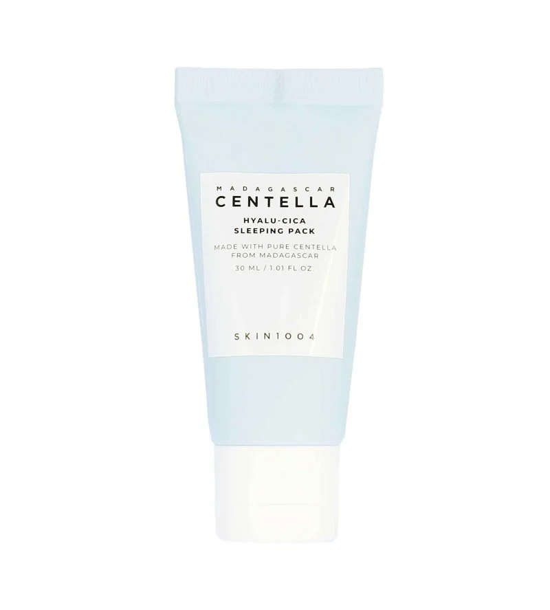Madagascar Centella Hyalu-Cica Sleeping Pack perfektionerende og fugtgivende natmaske til opstramning af huden 30 ml