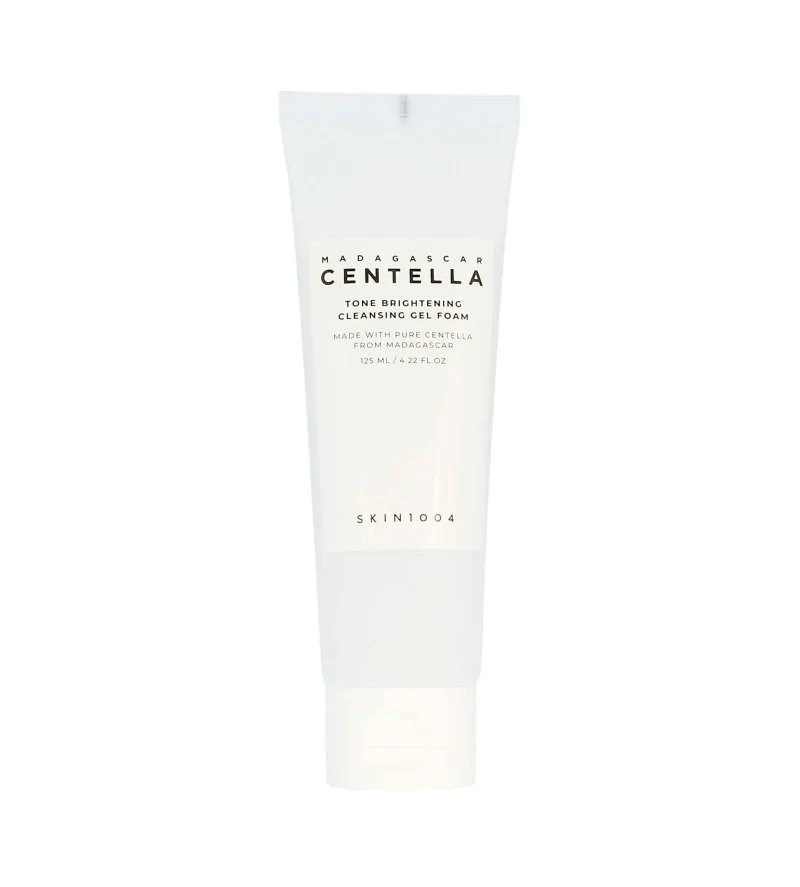 Madagascar Centella Tone Brightening Cleansing Gel Foam skummende rensegel til glød og hydrering 125 ml