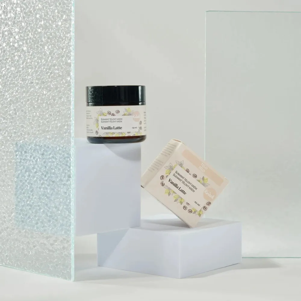 Kvitok Pisket kropscreme - Vanilla Latte 60 ml
