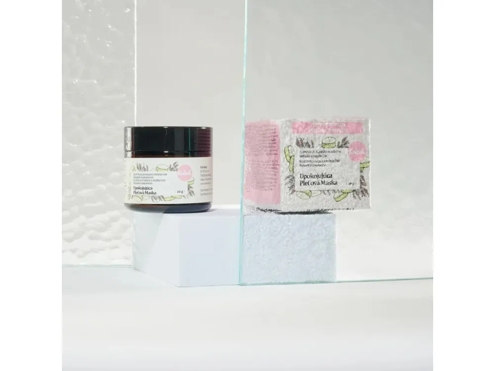 Kvitok Peelingmaske med tang og gurkemeje - SOOTHING 20 g