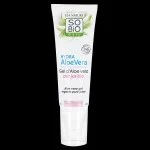SO’BiO étic Aloe vera-gel - hypoallergenisk, økologisk (125 ml) - intensiv fugtgivning og beroligelse af huden