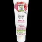 SO’BiO étic Shampoo til farvet og highlightet hår med økologisk hibiscus (250 ml) - bevarer farvens glans