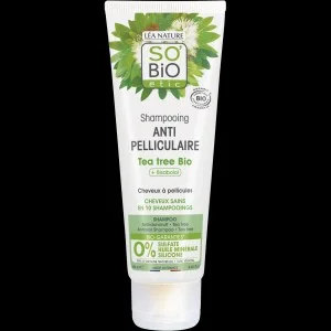 SO’BiO étic Shampoo mod skæl med tea tree og bisabolol ØKO (250 ml) - med saft fra aloe vera