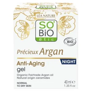 SO’BiO étic Anti-age Precieux Argan Gel nat BIO (50 ml) - regenererer og udglatter huden