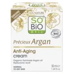 SO’BiO étic Anti-age Precieux Argan ØKO dagcreme (50 ml) - fugter, opstrammer og giver huden glød