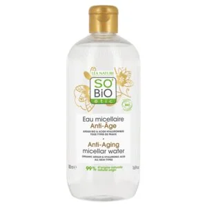 SO’BiO étic Anti-Age Precieux Argan Anti-age micellarvand med hyaluron BIO (500 ml) - med hyaluronsyre