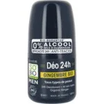 SO’BiO étic Deodorant roll-on 24h MEN - ingefær BIO (50 ml) - effektiv i op til 24 timer