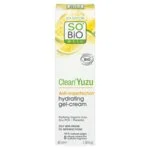 SO’BiO étic Fugtgivende gelcreme til ansigtet - Clean Yuzu BIO (40 ml) - ideel til fedtet hud