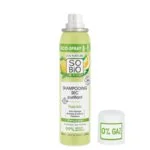 SO’BiO étic Rensende tørshampoo i spray med økologisk yuzu (100 ml) - efterlader håret friskt og glat