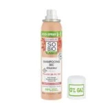 SO’BiO étic Skånsom tørshampoo i spray til følsom hovedbund BIO (100 ml) - volumen og rent hår uden hårvask