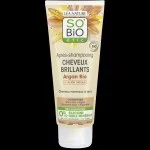SO’BiO étic Argan-balsam til glans - til normalt til tørt hår Økologisk (200 ml) - efterlader håret glansfuldt og blødt