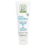SO’BiO étic Rigt fugtgivende dagcreme med Aloe vera BIO (50 ml) - med hyaluronsyre