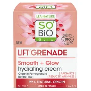 SO’BiO étic Opklarende dagcreme mod rynker Lift'Grenade BIO (50 ml) – med granatæble
