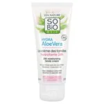 SO’BiO étic Fugtgivende hypoallergen creme med Aloe vera til hele familien ØKO (100 ml) - fugter, beroliger og regenererer