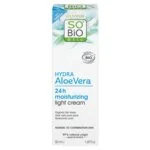 SO’BiO étic Let fugtgivende dagcreme med Aloe Vera BIO (50 ml) - med hyaluronsyre