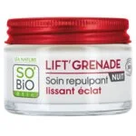 SO’BiO étic Lift'Grenade BIO opklarende natcreme mod rynker (50 ml) - med granatæble