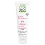 SO’BiO étic Beskyttende creme til sensitiv hud med Aloe vera 5i1 BIO (50 ml) - fugter og beroliger huden