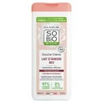 SO’BiO étic Mildt fugtgivende cremeshower med økologisk æselmælk (650 ml) - alle hudtyper