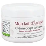 SO’BiO étic Nærende kropscreme med økologisk æselmælk (200 ml) - også til sensitiv hud