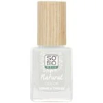 SO’BiO étic Neglelak - 80 fransk hvid (11 ml) - med strålende og intens farve