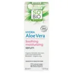 SO’BiO étic Ansigtsserum med Aloe vera - beroligelse og fugt til sensitiv hud BIO (30 ml) - fugter, beroliger og opklarer