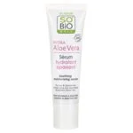 SO’BiO étic Ansigtsserum med Aloe vera - beroligelse og fugt til sensitiv hud BIO (30 ml) - fugter, beroliger og opklarer