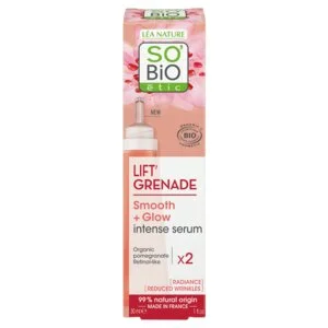 SO’BiO étic Lift'Grenade BIO opklarende anti-rynke-serum (30 ml) - med granatæble