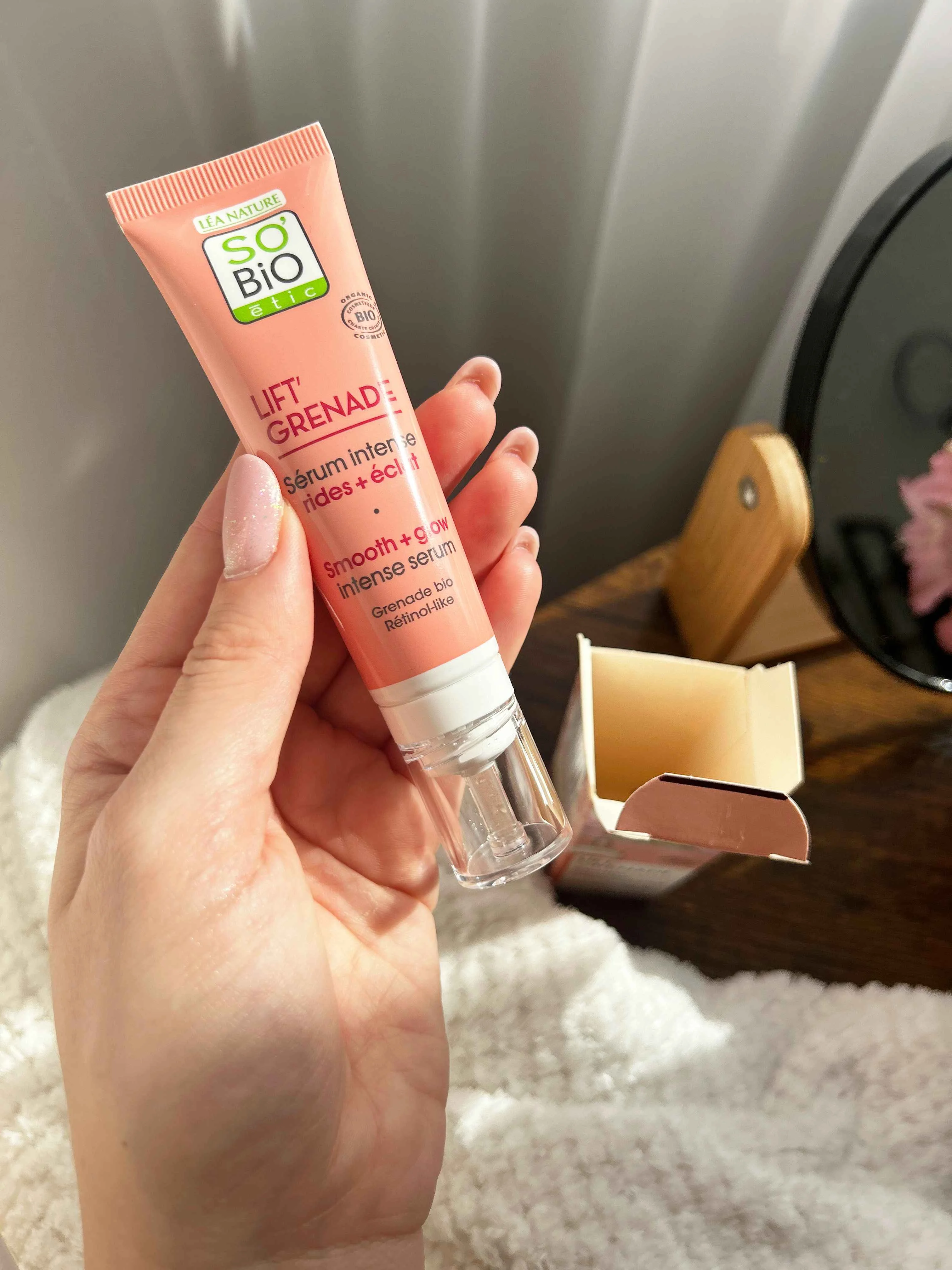 SO’BiO étic Lift'Grenade BIO opklarende anti-rynke-serum (30 ml) - med granatæble