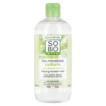 SO’BiO étic Rensende micellarvand Aloe Vera – zink og citrus BIO (500 ml) – ideel til kombineret og fedtet hud