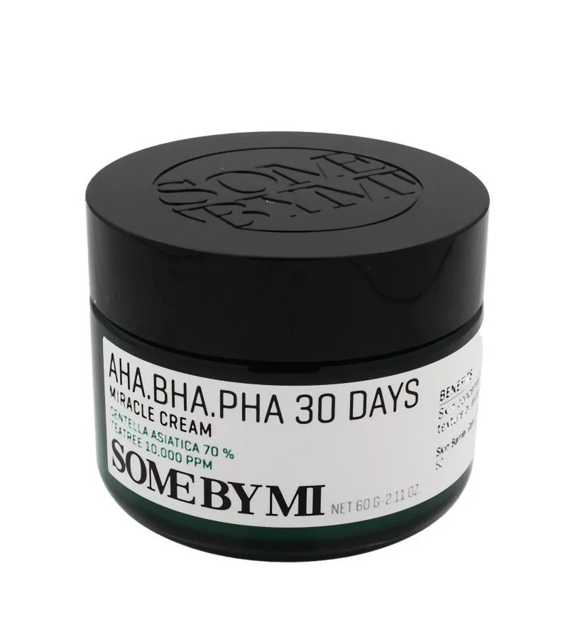 By Mi AHA BHA PHA 30 Days Miracle Cream multiaktiv creme med beroligende effekt 60 g
