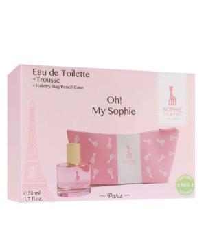Sophie La Girafe My Sophie gavesæt til børn eau de toilette 50 ml + kosmetiktaske