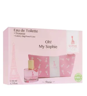 Sophie La Girafe Oh! My Sophie gavesæt til børn eau de toilette 50 ml + kosmetiktaske