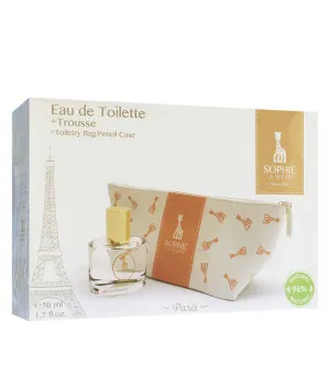 Sophie La Girafe Sophie La Girafe gavesæt til børn eau de toilette 50 ml + kosmetikpung